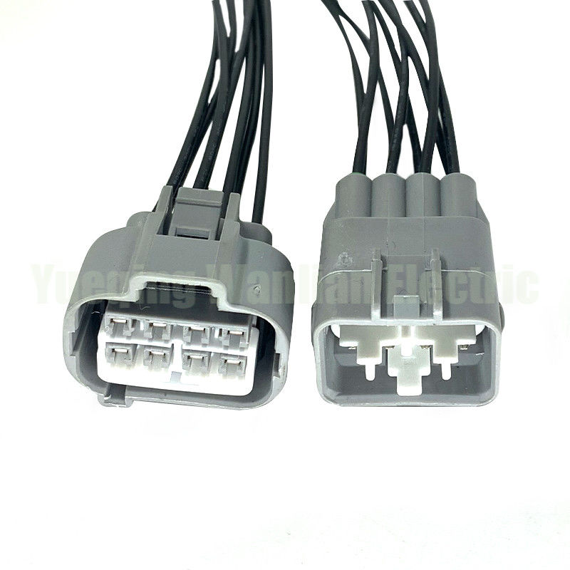 7282-7080-40 8 Pin Conector de faróis, Conectores de tomada de automóveis Soquete de fio da lâmpada do carro