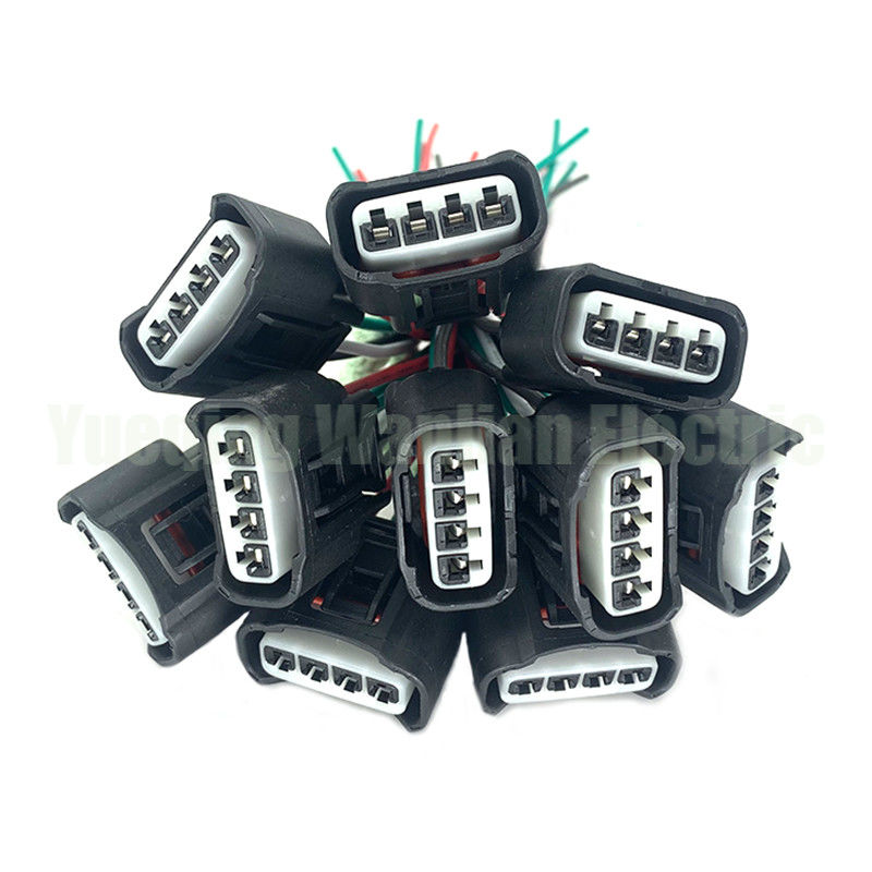 7283-7449-30 4 pin de ignição conector de bobina de ignição preto conector automático feminino
