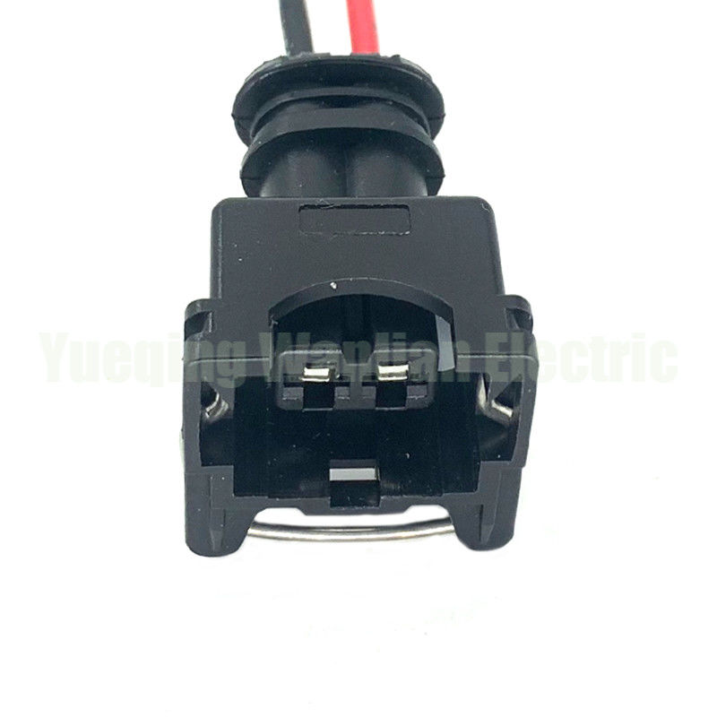 2 Pin 282189-1 282762-1 0-282762-1 Conector de fio de temporizador de energia do carro preto feminino