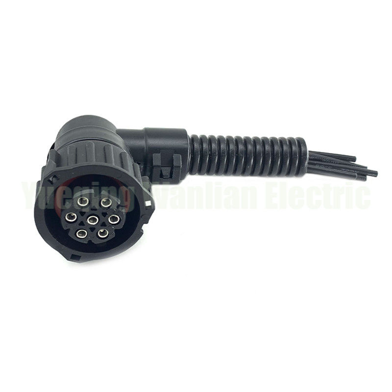 7 Pin 967650-1 968421-1 1-1813344-1 Sensor de velocidade do odômetro redondo Conector de fio selado preto