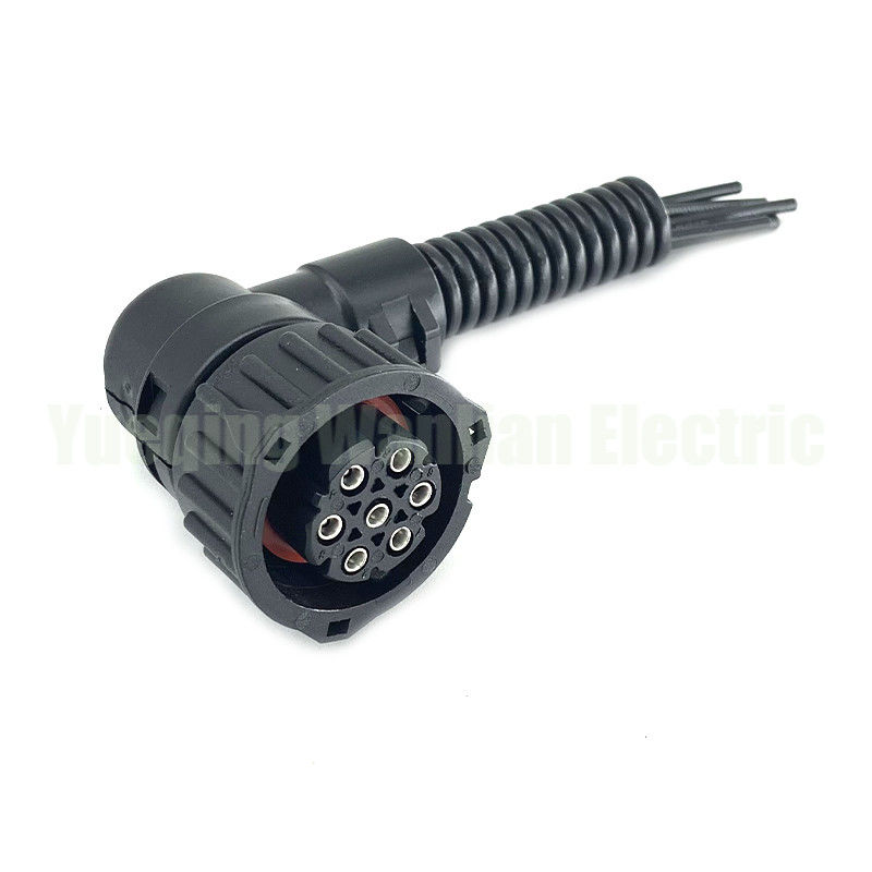 7 Pin 967650-1 968421-1 1-1813344-1 Sensor de velocidade do odômetro redondo Conector de fio selado preto
