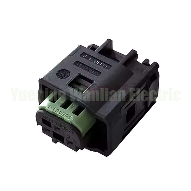 3 pin 1-967642-1 968402-1 Tyco fio de automóvel para fio preto conectores femininos à prova d'água série 0.6