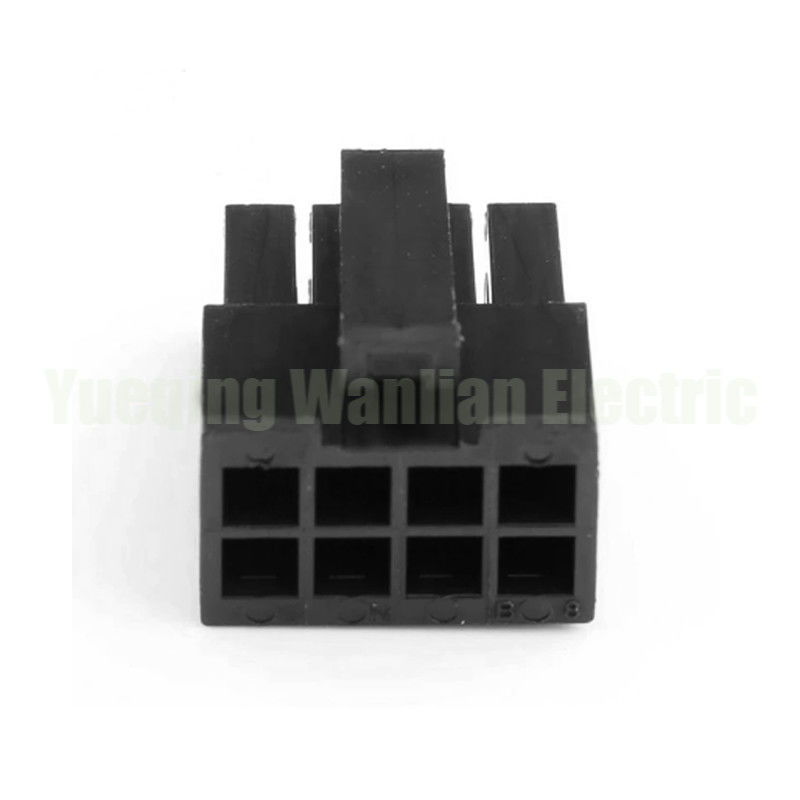 430250800 8 Pin Receptacle Housing Connector Dual Row Wire to Wire Board Housing Negro