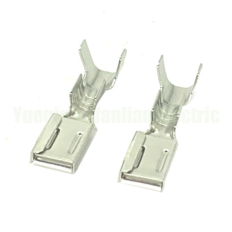 QLW-F-300 6.3mm Receptacle Female Copper Alloy Tin Plating Stamping Brass Terminal
