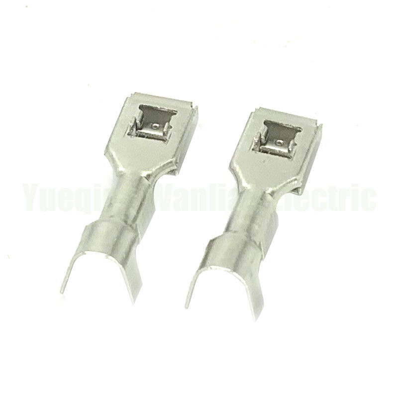 QLW-F-300 6.3mm Receptacle Female Copper Alloy Tin Plating Stamping Brass Terminal