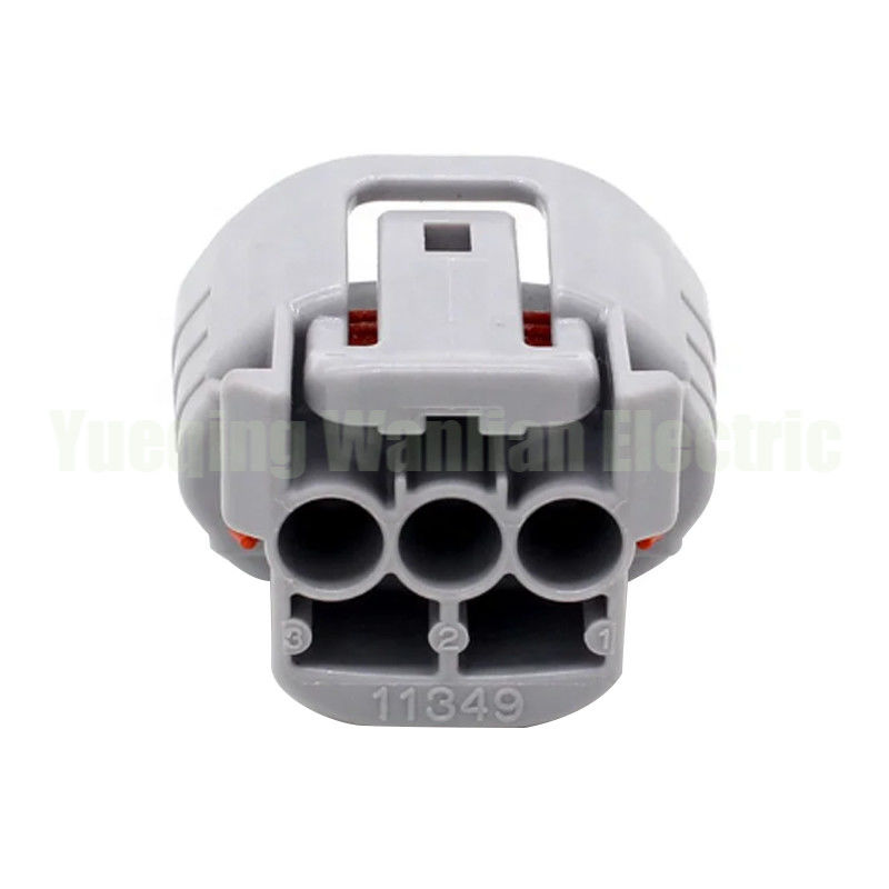 Cinza 189-0443 90980-11349 3 pin alternador automático conector de fio elétrico farol