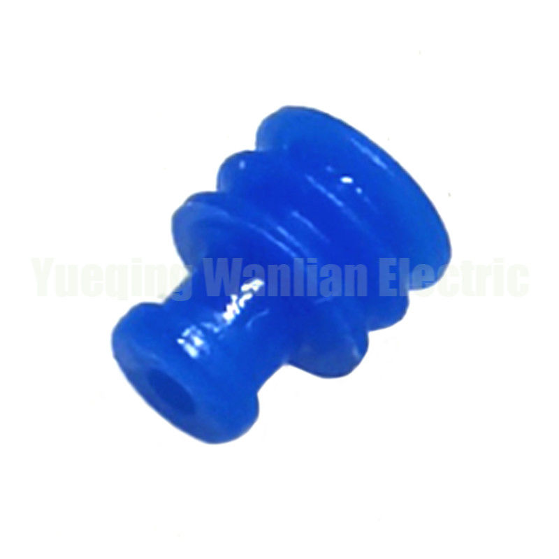 7158-3031-90 Selo de fio de silicone azul ODM OEM para conectores à prova d'água