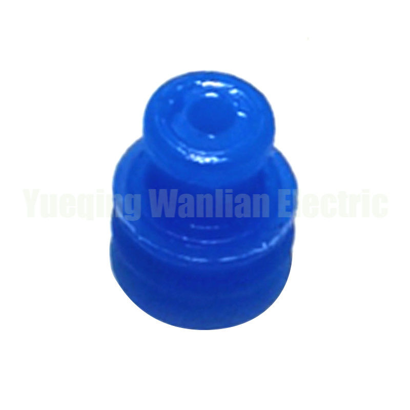 7158-3031-90 Selo de fio de silicone azul ODM OEM para conectores à prova d'água