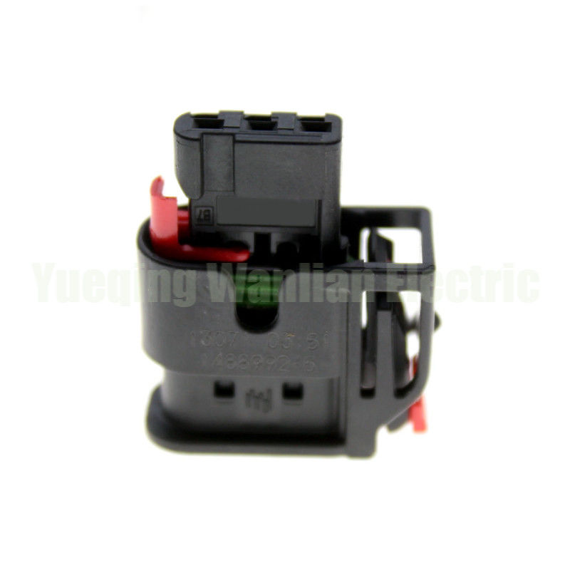 3 Pin 1488992-5 1.2 Série Auto Waterproof Plug AC Assembly Conector elétrico preto cabo de fiação Socket