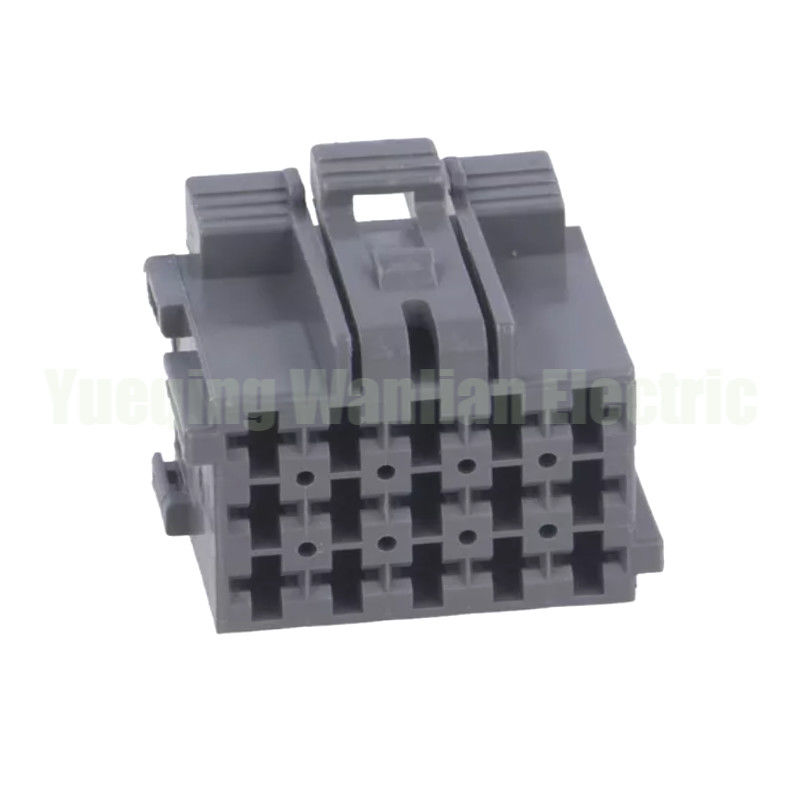 15 Pin 1-967623-6 Car Unsealed Connector Auto Modification Plug Parts Grey Automotive AC Assembly Socket Wiring