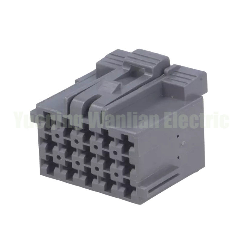 15 Pin 1-967623-6 Car Unsealed Connector Auto Modification Plug Parts Grey Automotive AC Assembly Socket Wiring