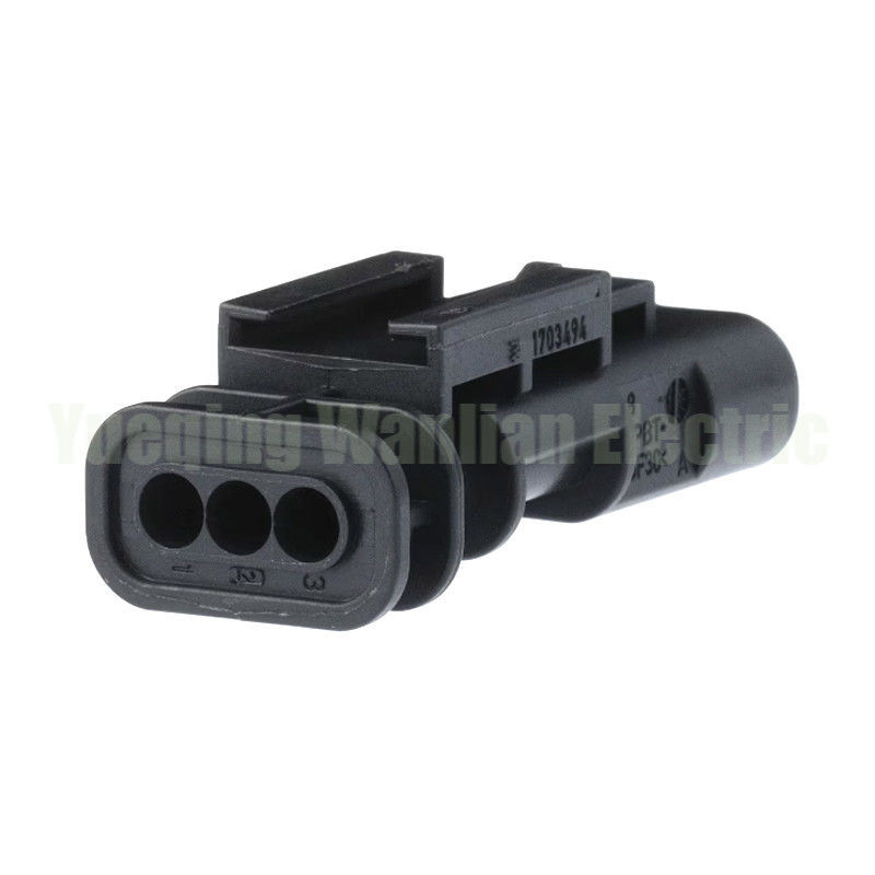 3 Pin 1-1703494-1 Conector à prova d'água para sensor de estacionamento