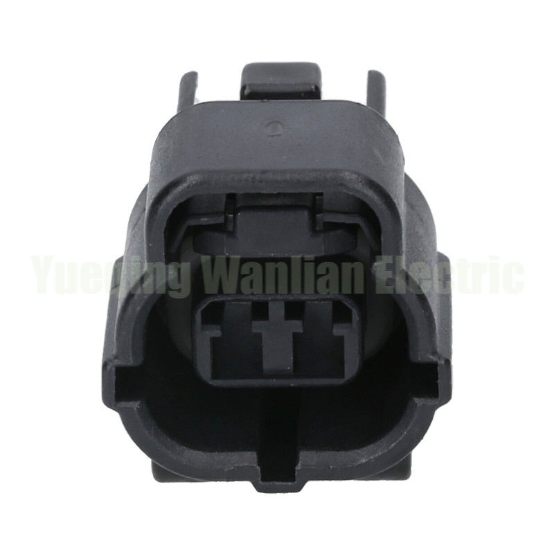 2 Pin 0-0174352-2 Fios à prova d'água Negro Conector Feminino