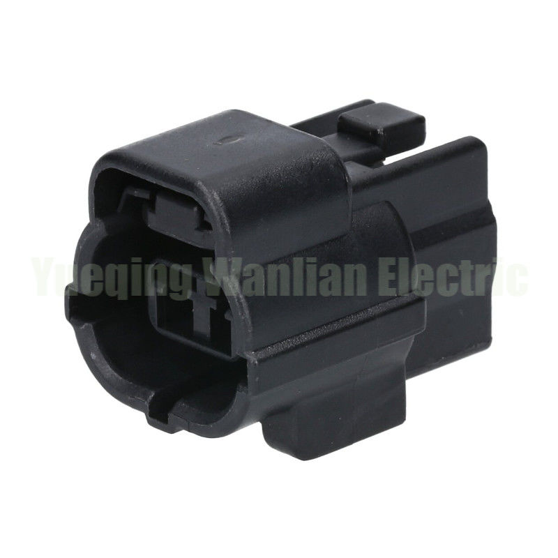 2 Pin 0-0174352-2 Fios à prova d'água Negro Conector Feminino