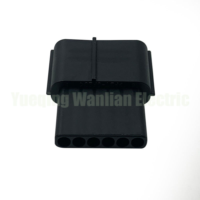 6 pin WL0631-1.5-11 Acelerador impermeável do automóvel Pedal de aceleração Plug Black Connector