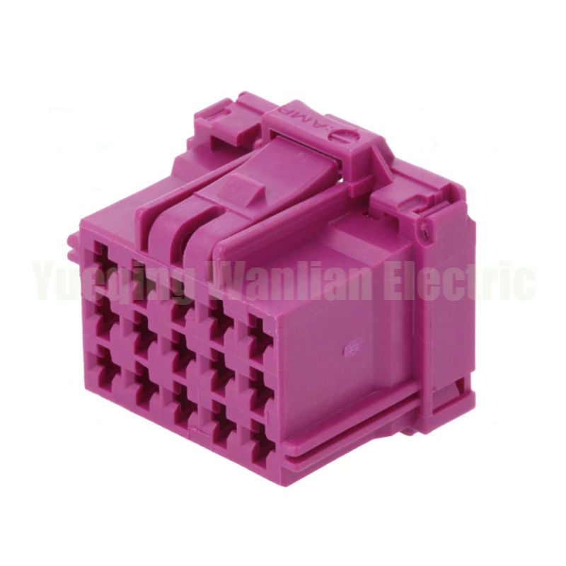 15 Pin 8-968973-1 Amplificador de áudio de automóvel Soquete de fio elétrico AC Assemblagem de conector desativado automático Adaptador de carro