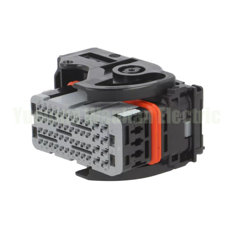 48 Pin 64320-1318 Plug de fiação modular híbrida selada saída de fio esquerdo conector preto