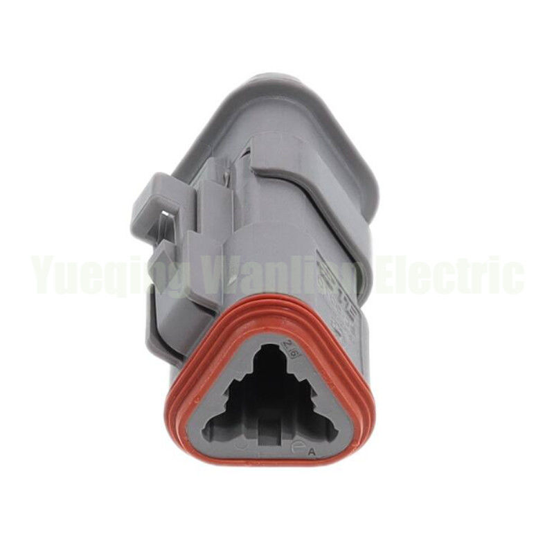 3 pinos DT06-3S-CE04 Conector Automóvel Cobertura de cauda plana Conector de arnês de fiação plug-in à prova d'água WL3032T3-1.6-21