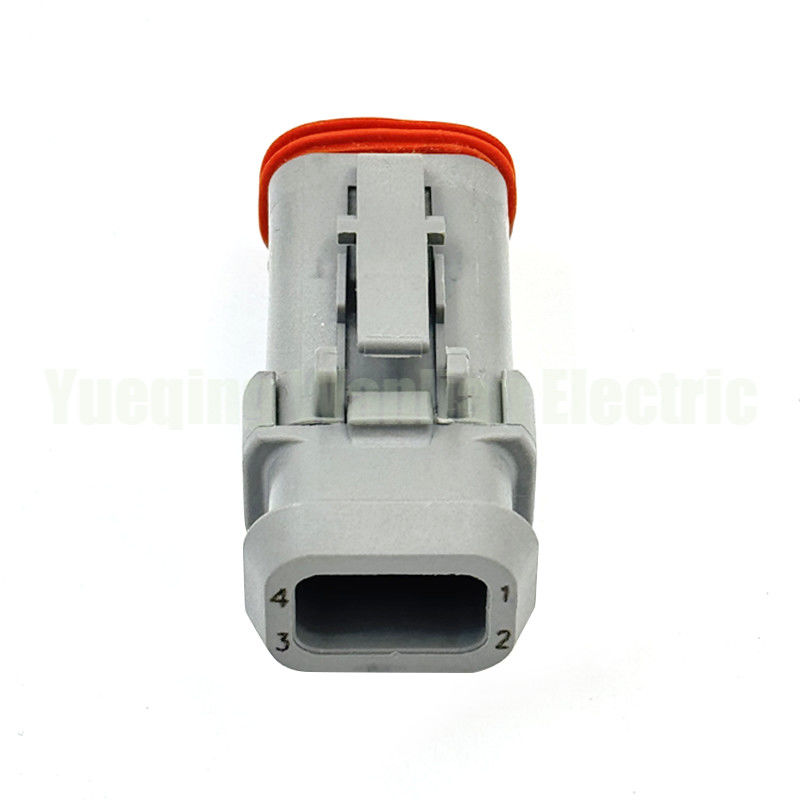4 Way DT06-4S-E008 Deutsch DT Series Socket Plug Conector Automóvel Plug Cinzento