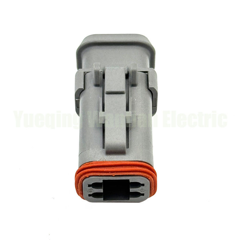 4 Way DT06-4S-E008 Deutsch DT Series Socket Plug Conector Automóvel Plug Cinzento