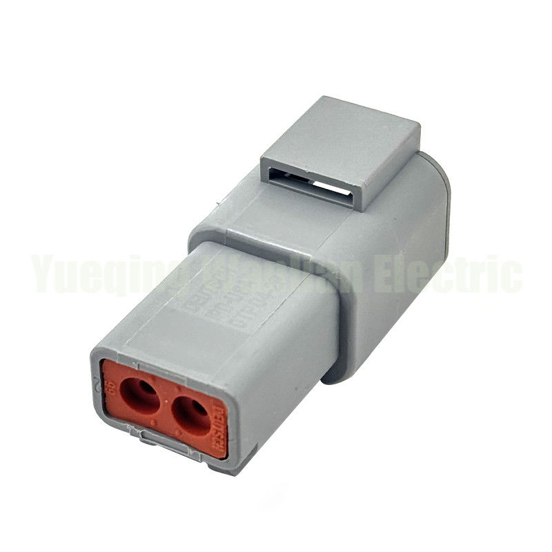 2 pines DTP04-2P ATP04-2P DEUTSCH DTP Conector de recipiente cinza Conector elétrico à prova d'água