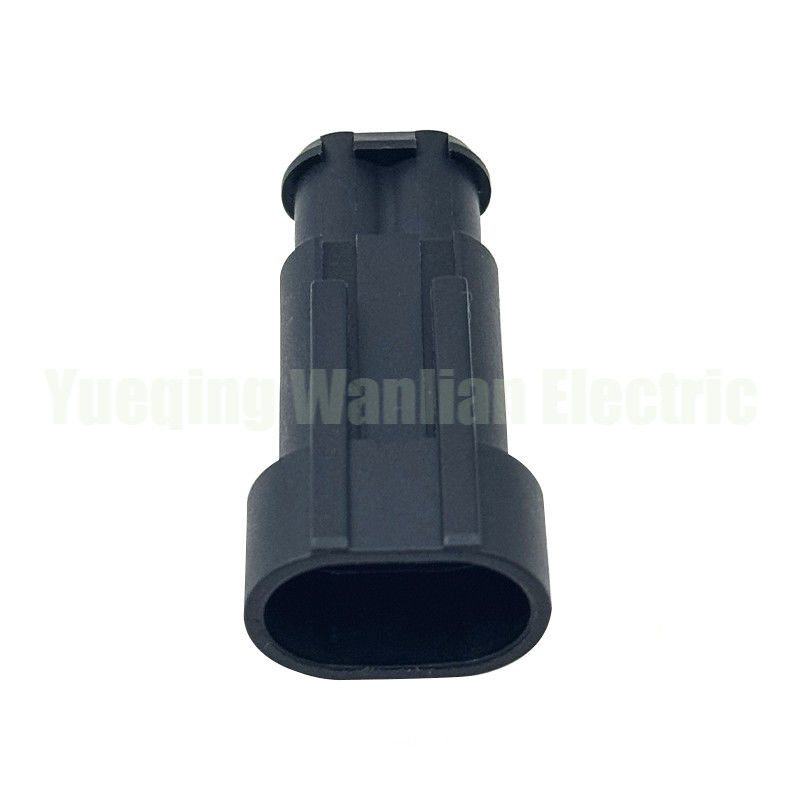 2 Pin 282104-1 Conector para automóveis Casas de conectores de série 1.5 pretas