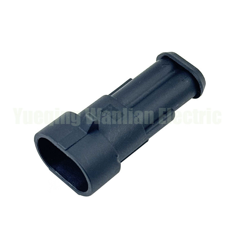 2 Pin 282104-1 Conector para automóveis Casas de conectores de série 1.5 pretas